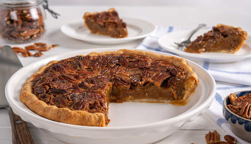 How to reheat pecan pie in a skillet