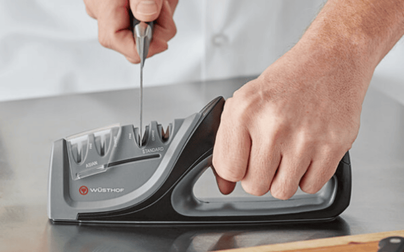 how to use wusthof knife sharpener 2